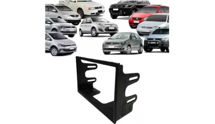 Moldura de Acabamento para Mp5 7'' para os Carros Golf, Polo, Fox, Fiesta, Eco, Bora