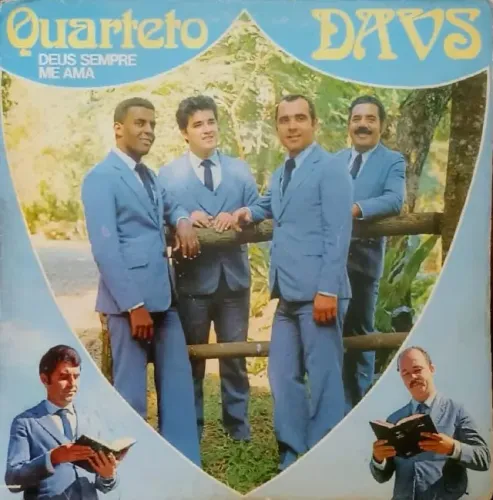 Lp Disco De Vinil Gospel Evangélico Quarteto Davs - Deus sempre me ama