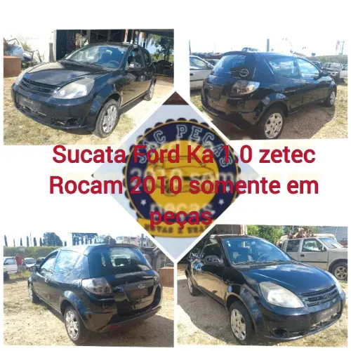 Sucata Ford Ka 1.0 Zetec Rocam 2010 (Somente em peças)