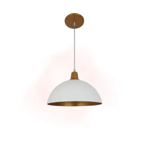 Luminária Esfera Premium Lustre Teto Meia Lua Texturado Luxo - Pronta Entrega