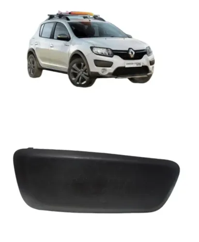 Moldura parachoque Renault stepway dianteiro dianteira 2015 a 2019