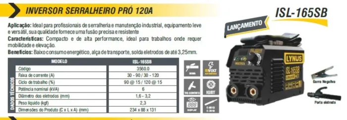 Inversor de solda Serralheiro