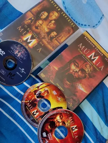 O Retorno da Múmia e A múmia Tumba do imperador dragão original dvd 