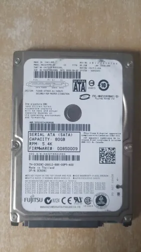 FUJITSU MHZ2080BH G2 (p/Técnicos Em Recuperação De Dados)