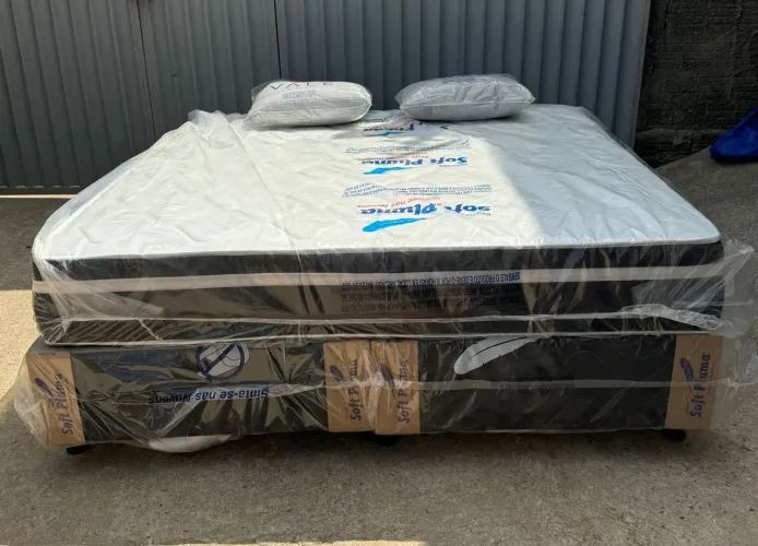 CAMA BOX CASAL KING 193/203 - Entrega Imediata