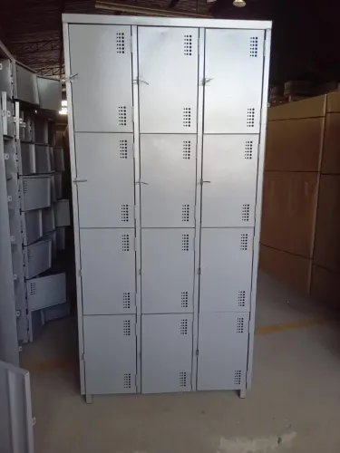 Armário para vestiário de 12 portas 