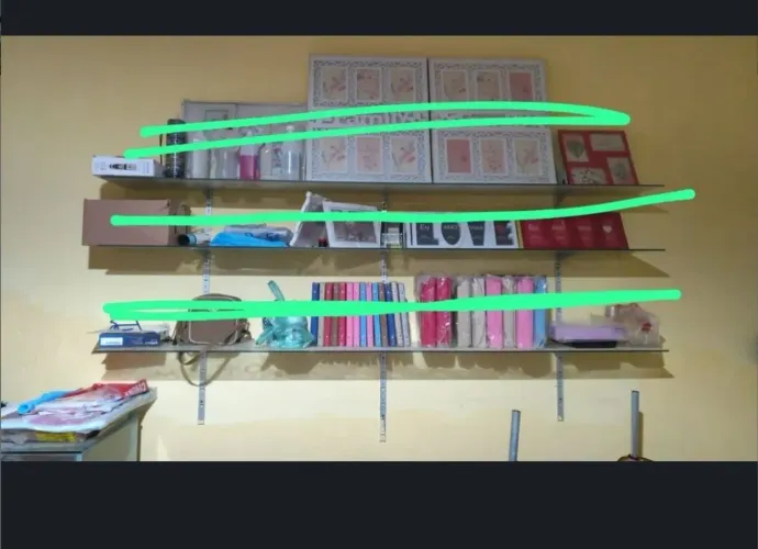 Prateleira de vidro