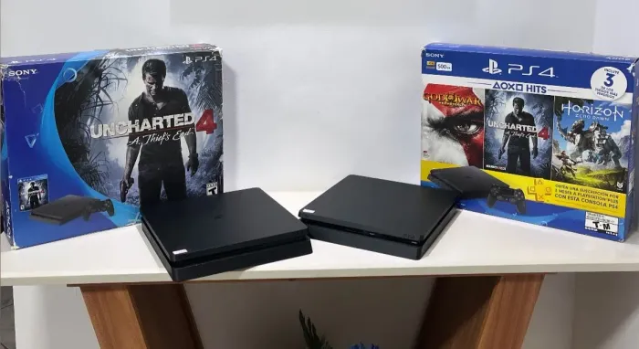 PlayStation 4 Slim 500gb CONSERVADÍSSIMO. Estado de novo PS4