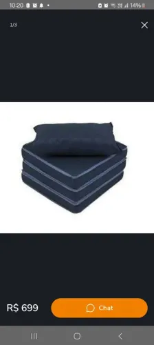 Colchão Ortobom vira cama $ 420