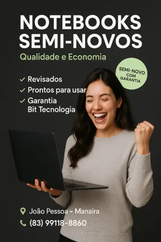 Notebook Semi-Novo com Garantia - João Pessoa