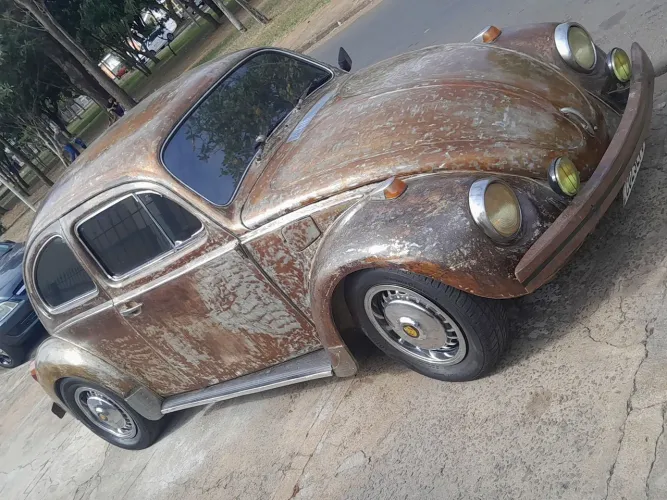 Fusca todo original troco por moto 
