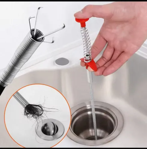 Desentupidor de tubulação drenagem limpador de cano pia sanitário 