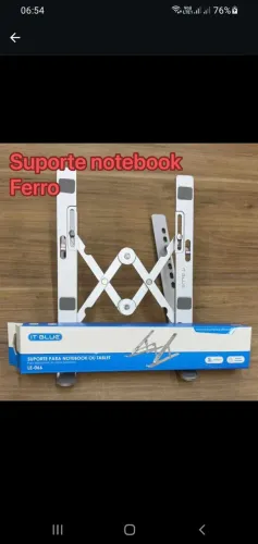 Suporte de notebook aço 