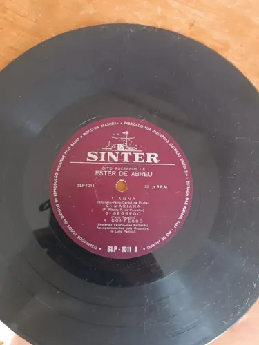 LP vinil- oito sucessos de ester de abreu