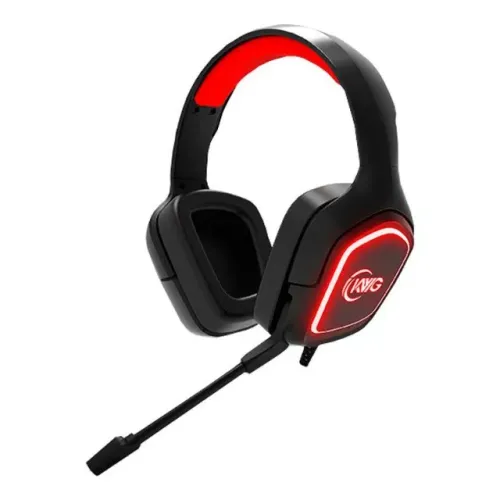 Headset Gamer KWG Taurus E1 Led RGB P3 C/ Adaptador P2 - WZetta