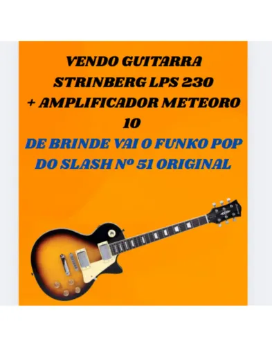 Guitarra Strinberg + Amplificador + Bag