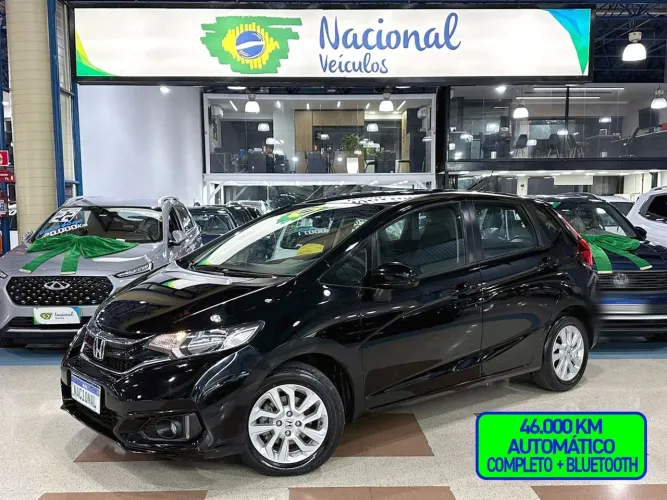 HONDA FIT 2019 1.5 LX COMPLETO + BLUETOOTH (SÓ 46MIL KM)