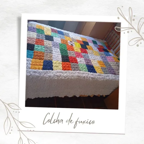 Colcha de Fuxico 