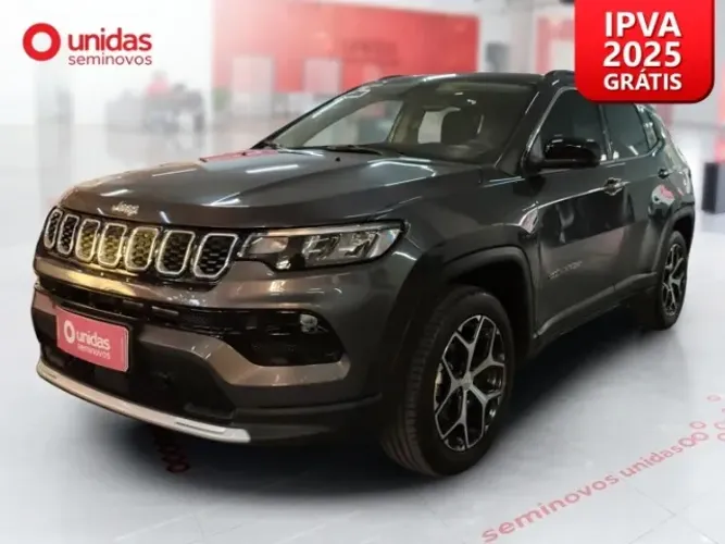 IPVA 2026 GRATIS Jeep Compass Long. T270 1.3 flex 2025 abaixo da fipe -sem pendencias,