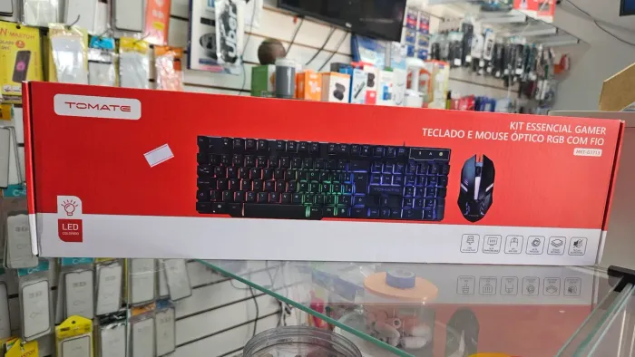 Kit gamer teclado mouse RGB
