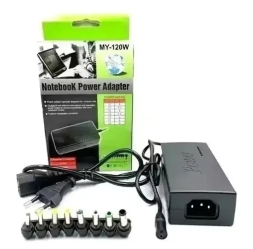 Fonte Carregador Universal 9 Pinos Notebook Cce Acer Cor Preto