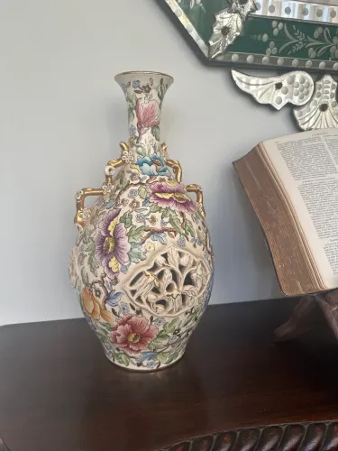 Vaso de porcelana chinesa 
