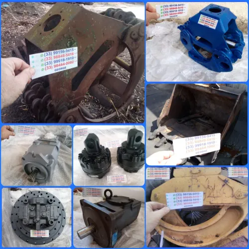 ESCAVADEIRA MUNCK RETROESCAVADEIRA GARRA FLORESTAL ROTATOR PISTÃO HIDRÁULICO COMANDO