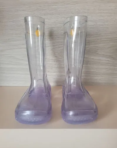 Botas / Galocha Transparente Infantil Kid Splash