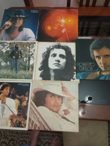 Discos de vinil- Coleção do Roberto Carlos