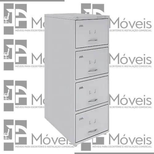 ARQUIVO AÇO 4 GAVETAS COM CHAVE