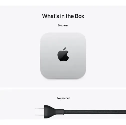 Mac Mini 2024 M4 Chip 512GB SSD Cor silver (Prata) Novo lacrado 