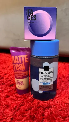 PROMOÇÃO!!Kit de Maquiagem Natura Faces e Avon Renew