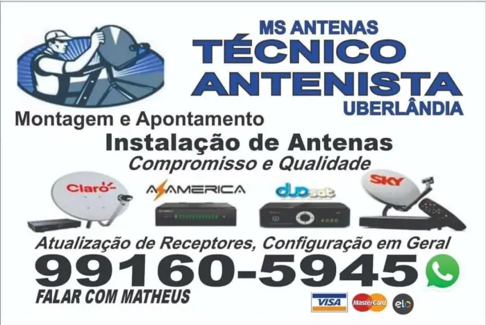 Técnico Antenista Uberlândia 