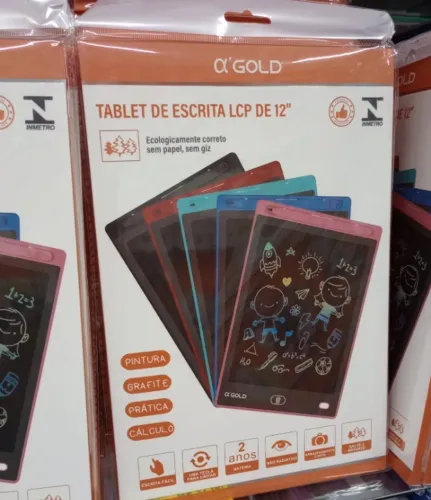 Quadro mágico, lousa educativa de 12"