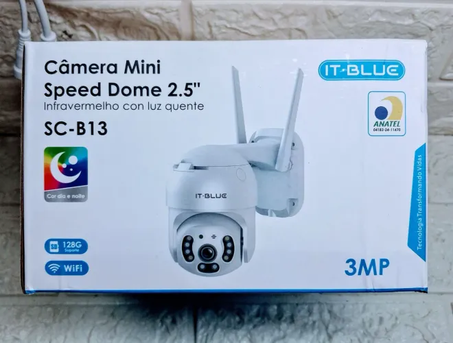 Câmera Mini Speed Dome externa 3 megapix.