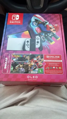 Console Nintendo Switch OLED - Lacrado + NF