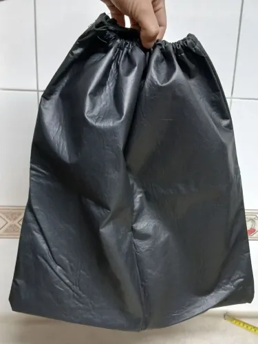 Saco para Guardar Capa de Moto Impermeável Courino Preto