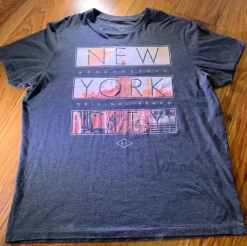 camiseta aeropostale tamanho eg importada (desapego)