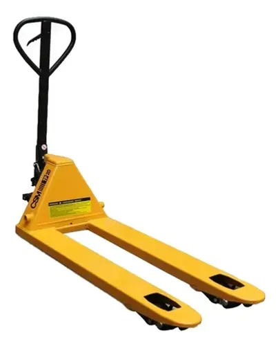 TRANSPALETE CSM RODA DUPLA TP2D 2TON 685X1220 AMARELO