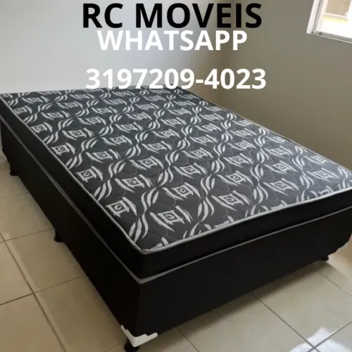 Cama Box Casal OrthoBox com Colchão D33 | Bamboo | Novo