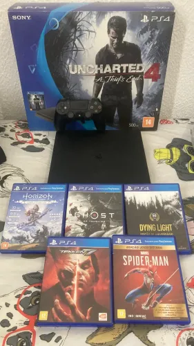 Ps4 Slim + Jogos