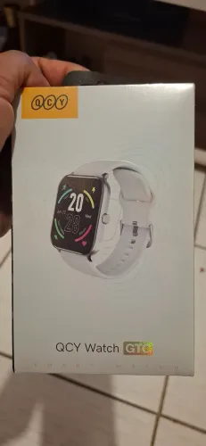 Smartwatch QCY GTC S1 - Branco - Novo / Lacrado