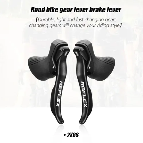 Trocador Manete Sensah Reflex 2x8(16v) bike speed road gravel 