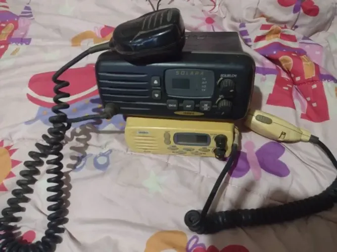2Rádios amador uniden solara bk mais radio maritimo uniden mc1020 são dois radios