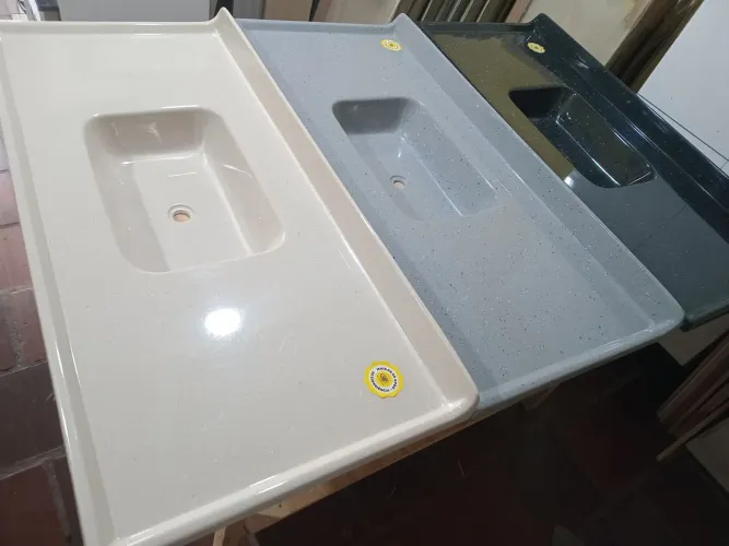 Tampo de pia em marmorite, novos.(Entrego)