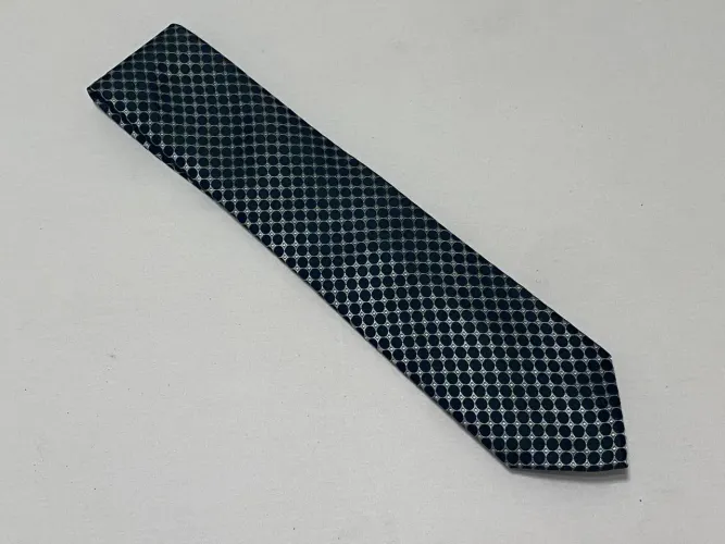 Gravata Geoffrey Beene Estampa Geométrica Impecável