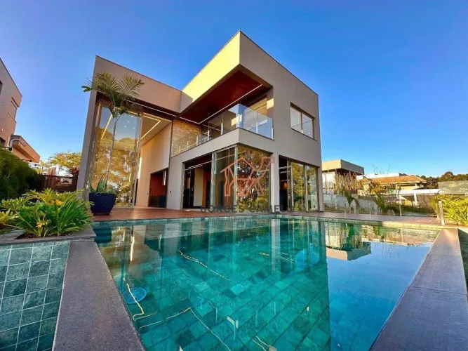 Casa com 4 dormitórios à venda, 550 m² por R$ 5.980.000,00 - Alphaville - Lagoa dos Ingles