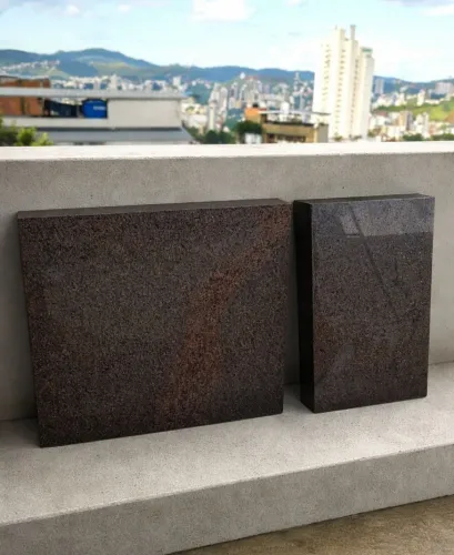 Conjunto Pedra Granito Café Bancada