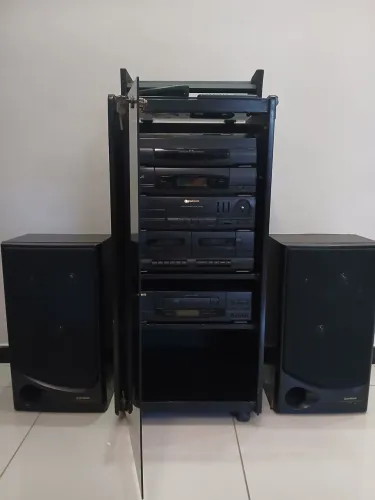 Gradiente Avanti 5x1 Completo c/ Rack e Caixas Originais