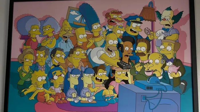 Quadro Decorativo Simpsons